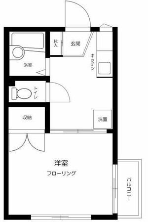 東中野駅 徒歩7分 1階の物件間取画像